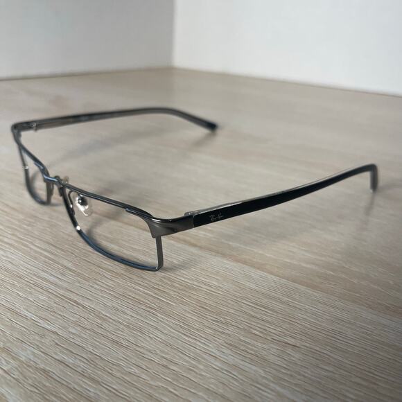 Ray-Ban RB6067 2502 Eyeglasses Black Crystal Silver Frames Only 52-16-140 - Picture 3 of 8